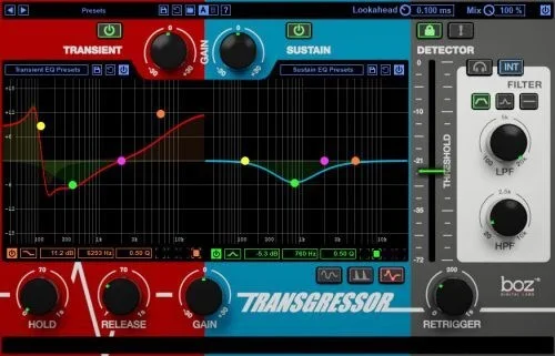Boz Transgressor 2 (Download) <br>Drum manipulation plug in