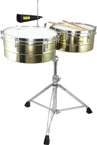 Brass Shell Timbales
