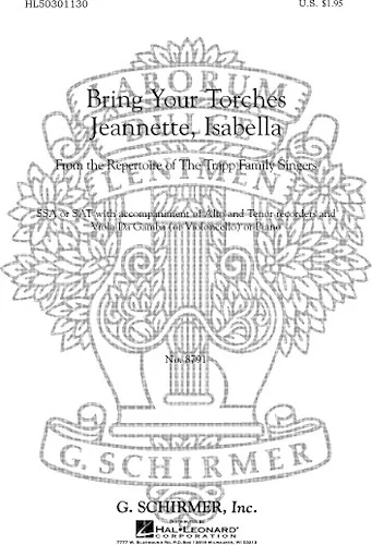 Bring Your Torches Jeanette Isabella          Rec Vla Da Gamba /Sat - from the repertoire of the Traqq Family Singers