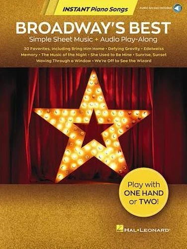 Broadway's Best - Simple Sheet Music + Audio Play-Along