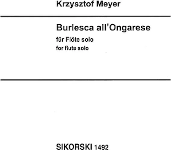Burlesca All'ongarese - Flute