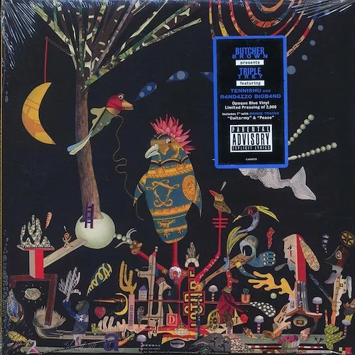 Butcher Brown, Tennishu, R4nd4zzo Bigb4nd - Triple Trey (ltd. ed.) (blue vinyl) (incl. 7")