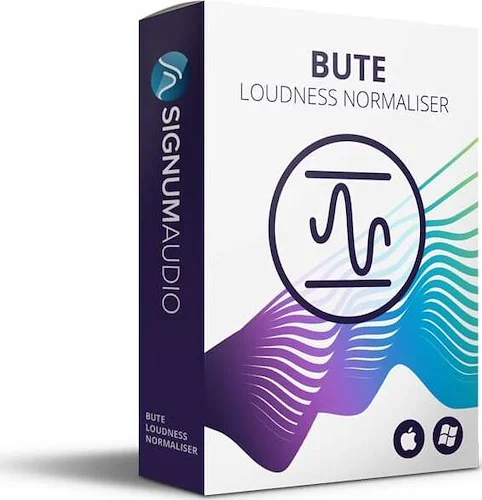 BUTE Loudness Normaliser (STEREO) (Download)<br>Application for automatically normaliser audio files to they are ready for broadcast and streaming
