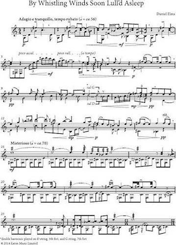 By Whistling Wind Soon Lull'd Asleep - Guitar Part