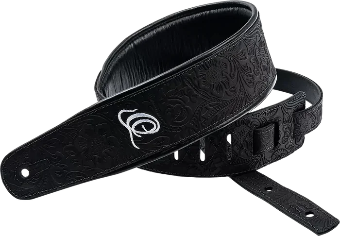 Byzantine Series 2 3/4" Wide Guitar - Instrument Genuine Leather Strap