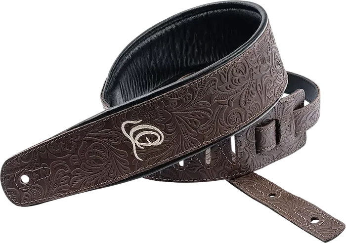 Byzantine Series 2 3/4" Wide Guitar - Instrument Genuine Leather Strap