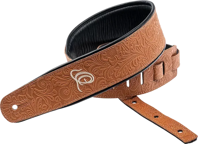 Byzantine Series 2 3/4" Wide Guitar - Instrument Genuine Leather Strap