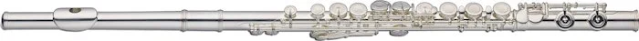 C Flute, closed holes, offset G, split E, silver plated