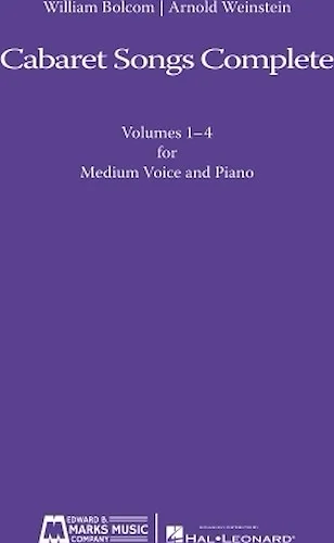 Cabaret Songs Complete - Volumes 1-4 for Medium Voice and Piano
