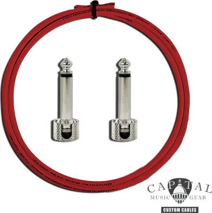 Cable DIY Kit with Lava Plugs (2) and Lava Cable Red (1 ft.)