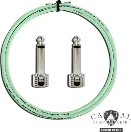 Cable DIY Kit with Lava Plugs (2) and Lava Cable Surf Green (1 ft.)