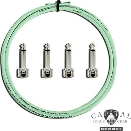Cable DIY Kit with Lava Plugs (4) and Lava Cable Surf Green (2 ft.)