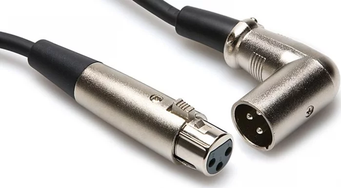 CABLE XLR3F - XLR3M RA 3FT