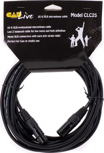 CAD CLC25 Professional XLR Microphone Cable. 25'