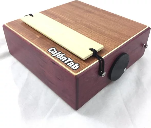CajonTab 12" Pro Series -  Solid Purpleheart wood with snare