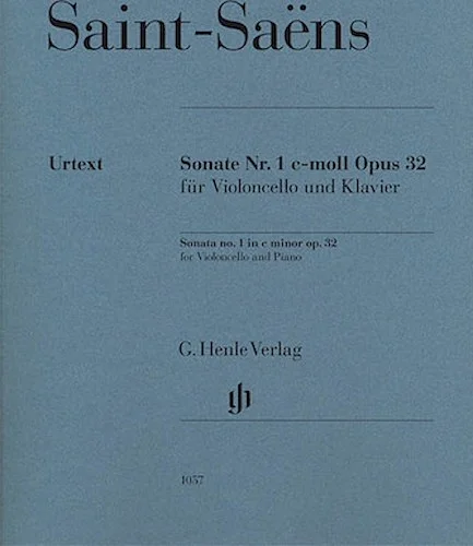Camille Saint-Saens - Sonata No. 1 in C minor, Op. 32 - Violoncello and Piano
With Marked and Unmarked String Parts