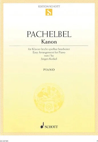 Canon - Easy Arrangement for Piano
