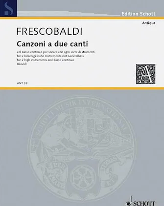 Canzoni for 2 Voices