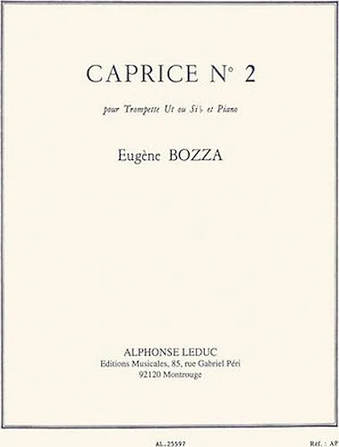 Caprice No. 2 For Trumpet And Piano