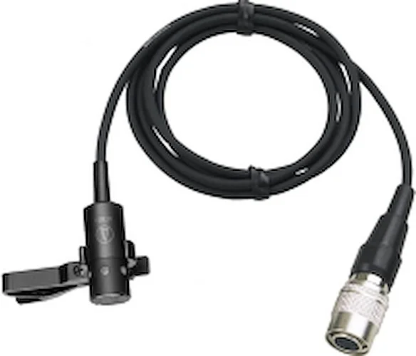 Cardioid Condenser Lavalier Mic for A-T UniPak Wireless Systems
