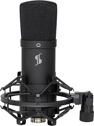 Cardioid USB microphone set with microphone, stand, shock mount, pop filter and USB cable