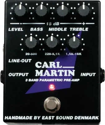 Carl Martin 3 Band Parametric Pre-amp