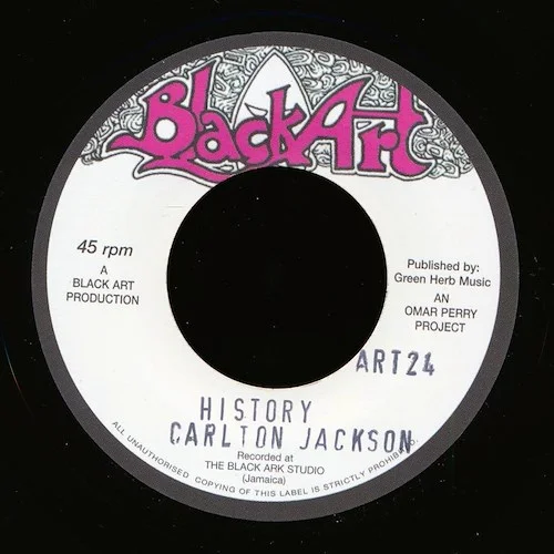 Carlton Jackson - History  /  The Upsetters - Old Dub
