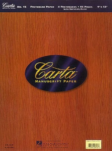 Carta Manuscript Paper No. 15 - Guitar