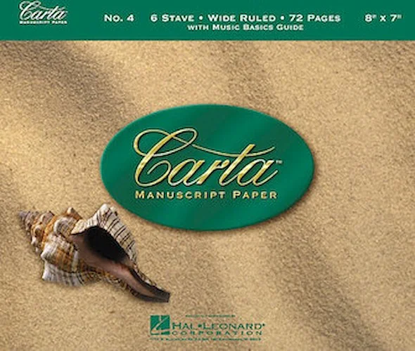 Carta Manuscript Paper No. 4 - Children's