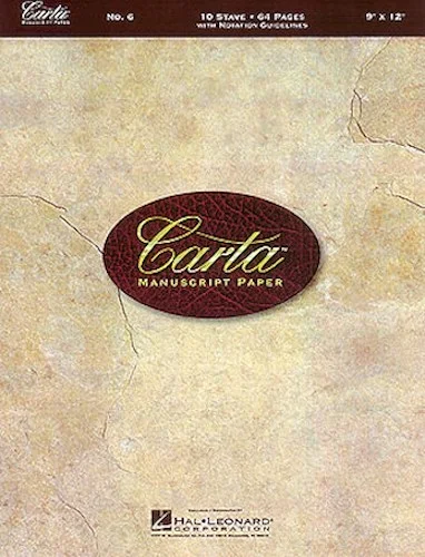 Carta Manuscript Paper No. 6 - Basic