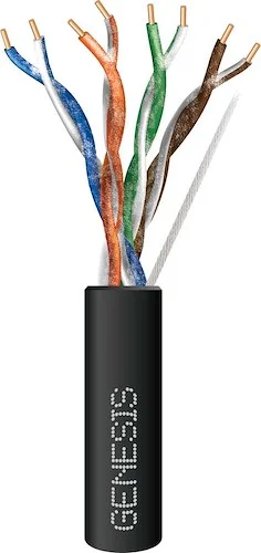 Cat5e 24G Plenum 1000' Box Black