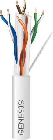 Cat6 Plus 23G Plenum 1000' Box White