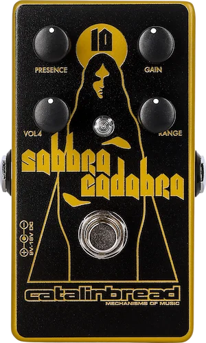 Catalinbread SABBRA CADABRA Overdrive Pedal  Summer of Sabbra '25 10th Anniversary Limited Run Yellow Finish