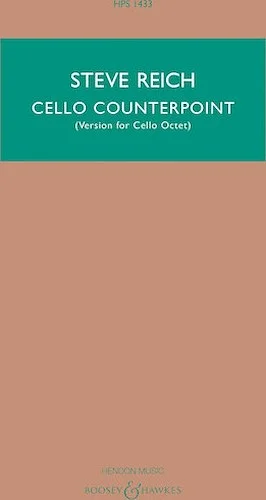 Cello Counterpoint - Version for Cello Octet