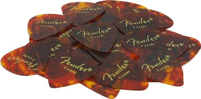 Fender 351 Classic Shell Picks Thin 144 Pack