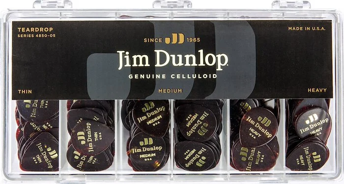 CELLULOID SHELL TEARDROP PICK CABINET