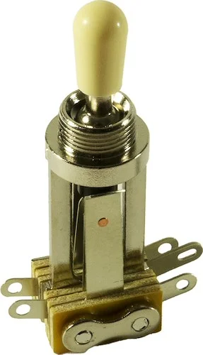 Centralab® 3 Position Long Frame Toggle Switch Single Nickel