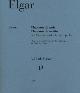 Chanson De Nuit, Chanson De Matin Op. 15 Violin and Piano