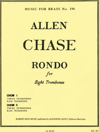 Chase Rondo Mfb236 8 Trombones Score & Parts