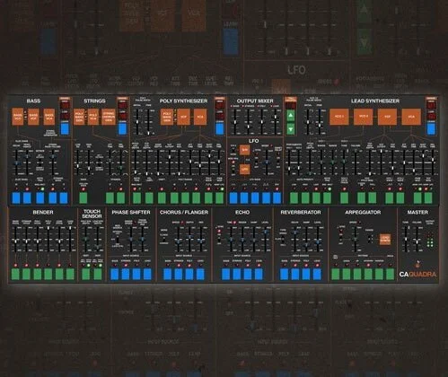 Cherry Audio Quadra Synthesizer (Download) <br>Vintage Synthesis, To The Fourth Power!