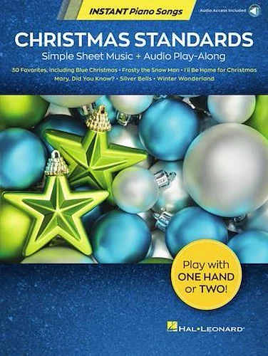 Christmas Standards - Instant Piano Songs - Simple Sheet Music + Audio Play-Along