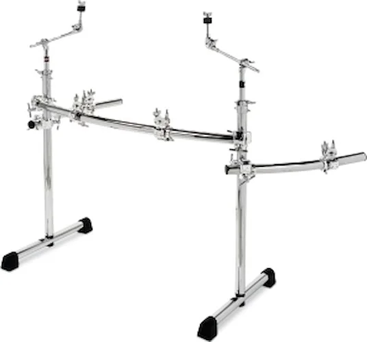 Chrome Series Power Rack System with Wings and Boom Arms