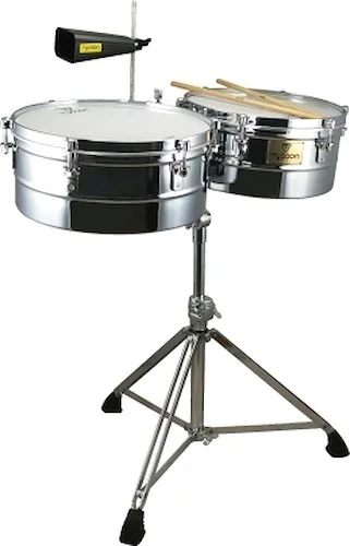 Chrome Shell Timbales