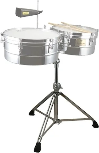 Chrome Timbale Stand Adjustable