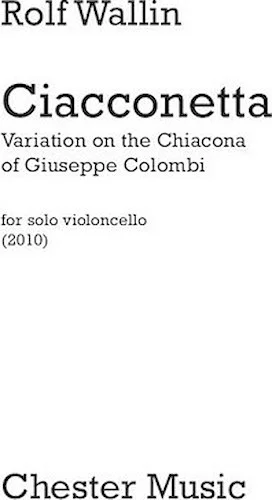 Ciacconetta - Variation on the Chiacona of Giuseppe Colombi