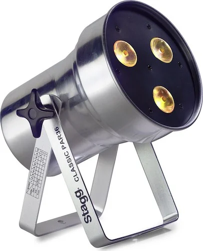 "Classic" LED spot with 3 extremely bright 8W RGBW (4 in 1) LEDs