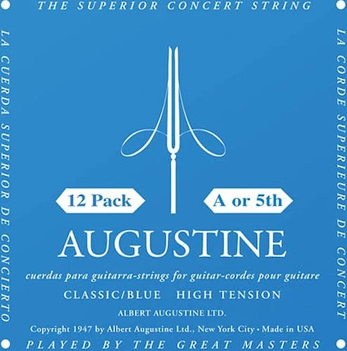 Classic/Blue - High Tension Nylon Guitar Strings - Augustine Classical String Collection