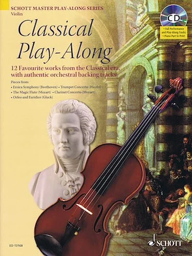 Classical Play-Along - 12 Favorite Works from the Classical Era
Book/CD Pack