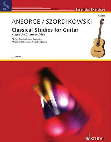 Classical Studies for Guitar - 74 Easy Studies from 4 Centuries