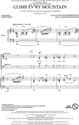 Climb Ev'ry Mountain - from The Sound of Music